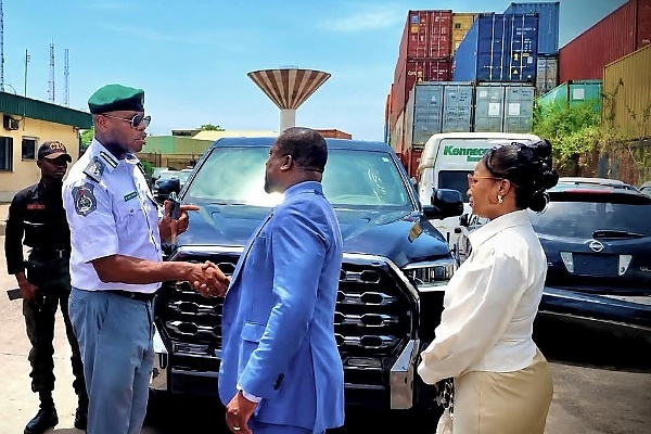 Nigeria Customs Hands Over Stolen Lexus, Range Rover, Lamborghini, Rolls-Royce Models To Canada - autojosh