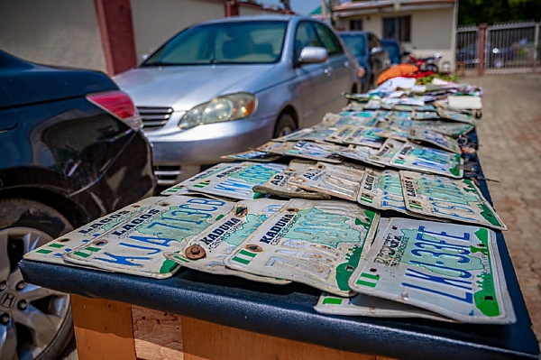 NSCDC Dismantles Interstate Car-snatching Syndicate, Recovers 5 Vehicles, Dozens Of Number Plates, Documents