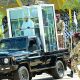 Popemobile Vibe : Uganda President Museveni Rode In Armored Toyota Parade Car With Bulletproof Glass - autojosh