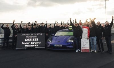 Porsche Taycan Turbo GT with Manthey Kit Shatters Xiaomi SU7 Ultra’s ‘Electric Executive Car’ Lap Record At Nürburgring - autojosh