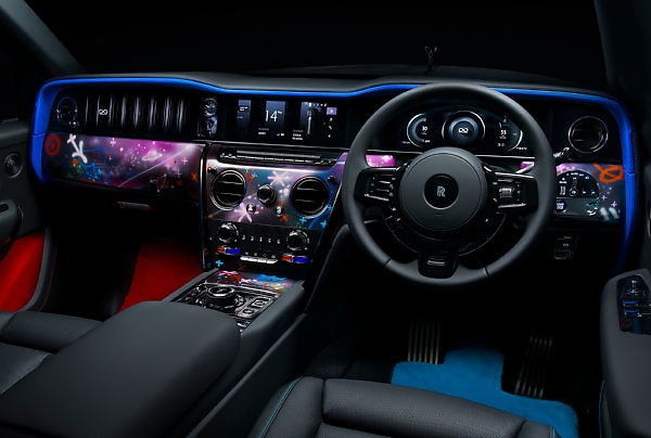 Rolls-Royce Black Badge Cullinan by Cyril Kongo Has A Cabin Hand-painted By World-renowned Artist - autojosh