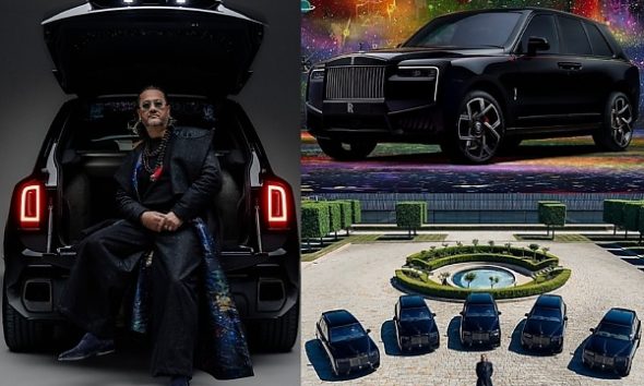 Rolls-Royce Black Badge Cullinan by Cyril Kongo Has A Cabin Hand-painted By World-renowned Artist - autojosh
