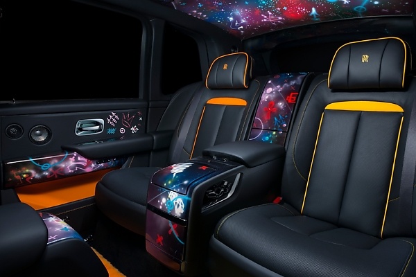Rolls-Royce Black Badge Cullinan by Cyril Kongo Has A Cabin Hand-painted By World-renowned Artist - autojosh
