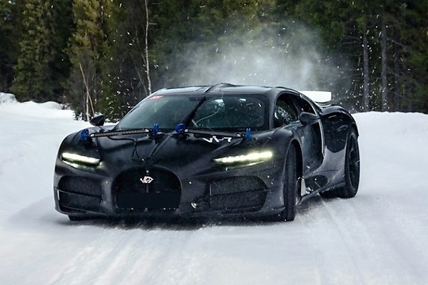 Bugatti Puts Tourbillon Prototypes Through Rigorous Winter Testing - autojosh