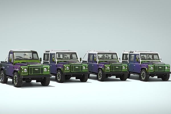Four Remastered Defenders Get Color-Changing Finish That Flip Between Green, Purple And Gold - autojosh 
