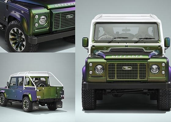 Four Remastered Defenders Get Color-Changing Finish That Flip Between Green, Purple And Gold - autojosh