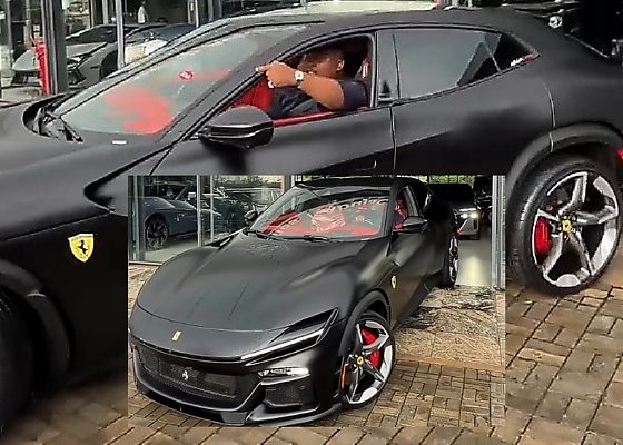 Cubana Chief Priest Swaps Rolls-Royce Cullinan For 2026 Ferrari Purosangue At Car Dealership - autojosh