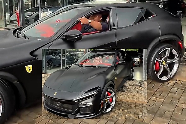 Cubana Chief Priest Swaps Rolls-Royce Cullinan For 2026 Ferrari Purosangue At Car Dealership - autojosh