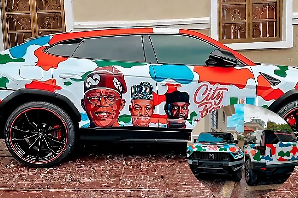 Cubana Chief Priest Supports Tinubu’s Re-election Bid With Branded Lamborghini, M-Hero 917 Luxury SUVs - autojosh