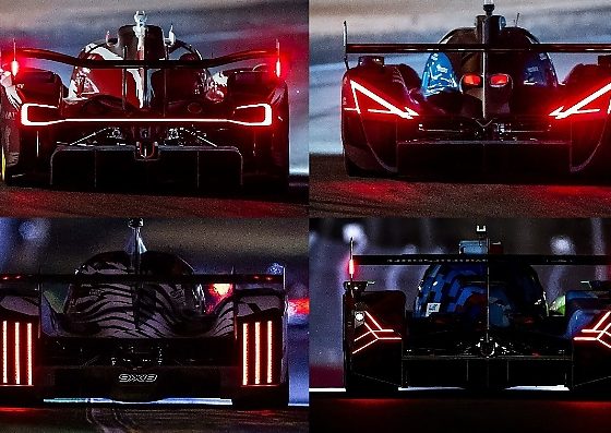 Photos : When Night Reveals The Unique Rear Lights Designs Of Le Mans Hypercars - autojosh