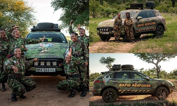 Porsche Donates Cayenne To South Africa’s All-female Anti-poaching Unit To Help Them Protect The Rhinos - autojosh