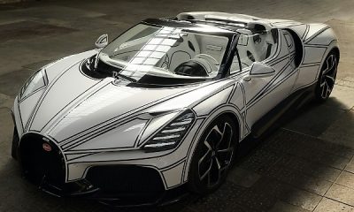 Bugatti Unveils One-off W16 Mistral ‘Blanc Éternel’ Made From White Porcelain - autojosh