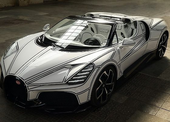Bugatti Unveils One-off W16 Mistral ‘Blanc Éternel’ Made From White Porcelain - autojosh