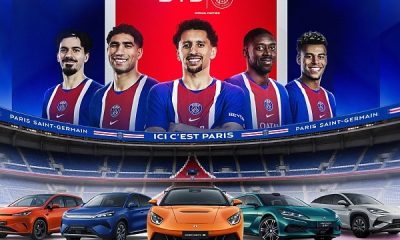 BYD Group becomes Official Automotive Partner of PSG, Players To Receive Denza, BYD Models - autojosh