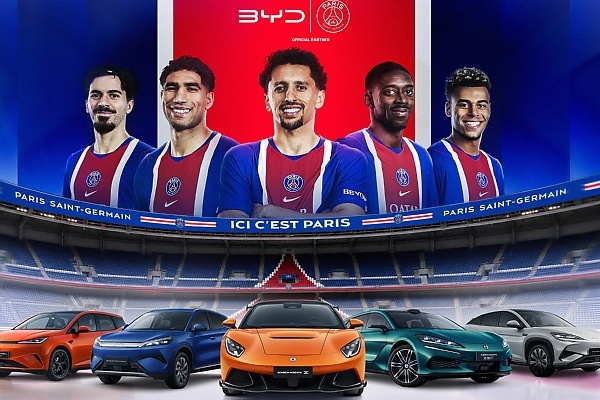 BYD Group becomes Official Automotive Partner of PSG, Players To Receive Denza, BYD Models - autojosh