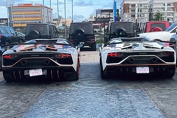 ₦6B Worth of Supercars: Jeff Forex And Habby Forex Takes Delivery Of Their Lamborghini Aventador SVJs - autojosh