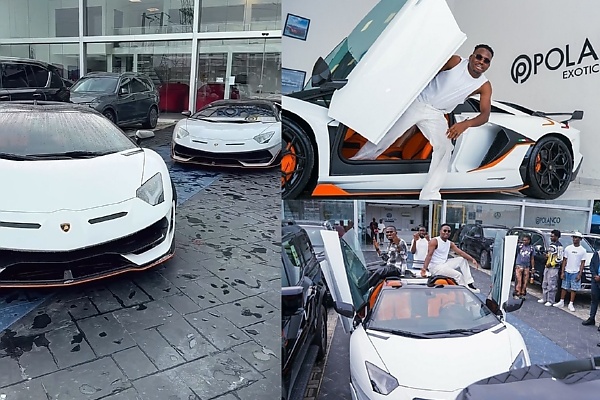 ₦6B Worth of Supercars: Jeff Forex And Habby Forex Takes Delivery Of Their Lamborghini Aventador SVJs - autojosh