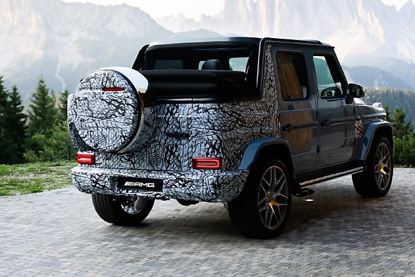 Open-air Driving : Mercedes-Benz G-Class Cabriolet Shows Off Retractable Roof - autojosh