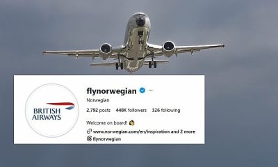 Norwegian Air Honors World Cup Bet, Changes Instagram Logo To British Airways’ After England’s Victory - autojosh