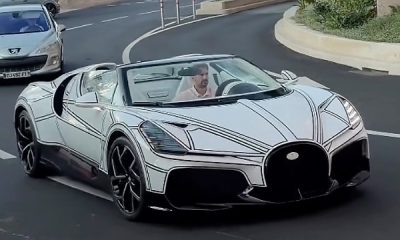 4 Weeks After Reveal, Porcelain-Accented Bugatti W16 Mistral ‘Blanc Éternel’ Spotted in Monaco - autojosh