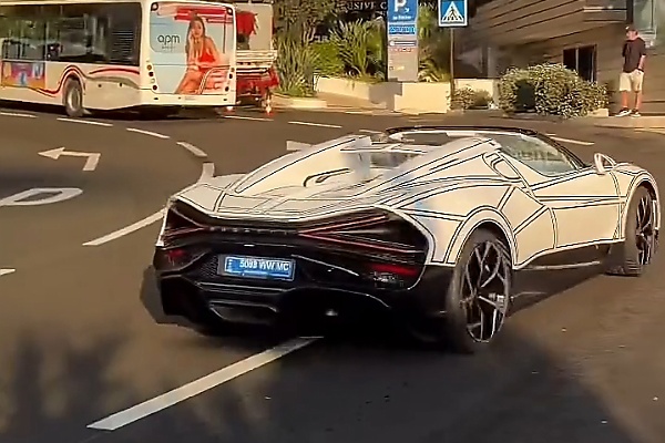 4 Weeks After Reveal, Porcelain-Accented Bugatti W16 Mistral ‘Blanc Éternel’ Spotted in Monaco - autojosh 