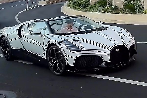 4 Weeks After Reveal, Porcelain-Accented Bugatti W16 Mistral ‘Blanc Éternel’ Spotted in Monaco - autojosh 