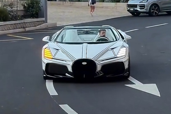 4 Weeks After Reveal, Porcelain-Accented Bugatti W16 Mistral ‘Blanc Éternel’ Spotted in Monaco - autojosh 