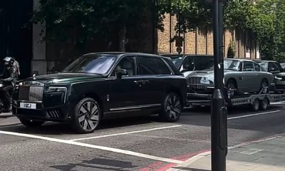 Rolls-Royce Cullinan Series II Worth ₦1.5 Billion Seen Towing Vintage Aston Martin DB5 On Trailer (Photos) - autojosh