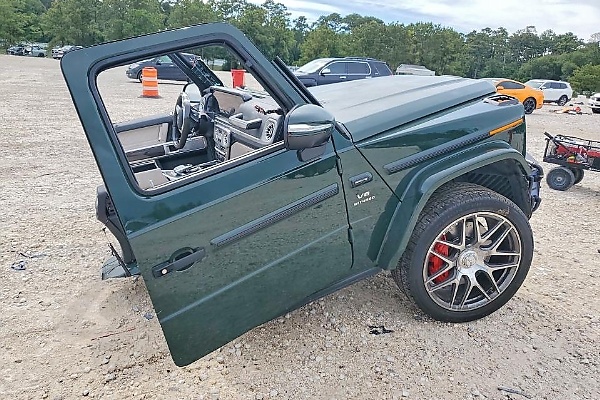 Bidding For This Stripped 2024 Mercedes-AMG G63 With No Rear End Surpasses $18,000 On Copart - autojosh 