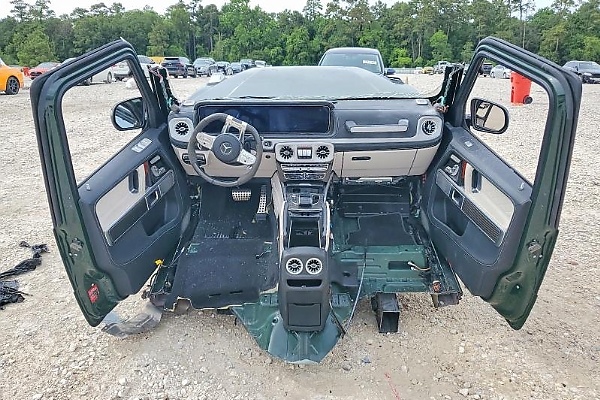 Bidding For This Stripped 2024 Mercedes-AMG G63 With No Rear End Surpasses $18,000 On Copart - autojosh 