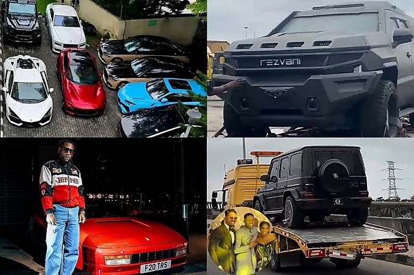 KC Luxury’s Car Collection, ₦1.3B Armored Vengeance, Burna Boy’s Ferrari Testarossa, Peller’s ₦300M Mercedes-Benz G-Wagon Gift, Nigerian News In August - autojosh