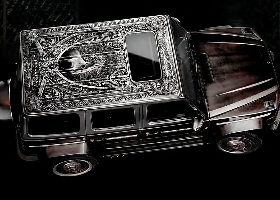 ₦5.6 Billion ($3.5M) G-Stallion: Carlex Unveils One-Off G-Wagon With Horse-Inspired Roof Artwork - autojosh