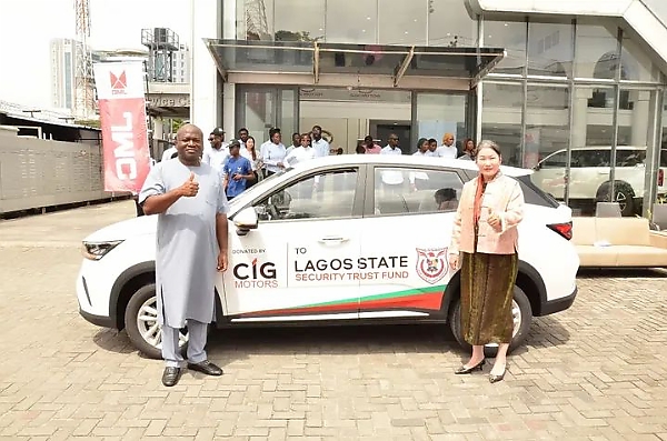 CIG Motors Donates 10 Vehicles Worth Over ₦300 Million To Lagos State Security Trust Fund - autojosh 