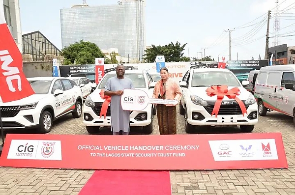 CIG Motors Donates 10 Vehicles Worth Over ₦300 Million To Lagos State Security Trust Fund - autojosh 
