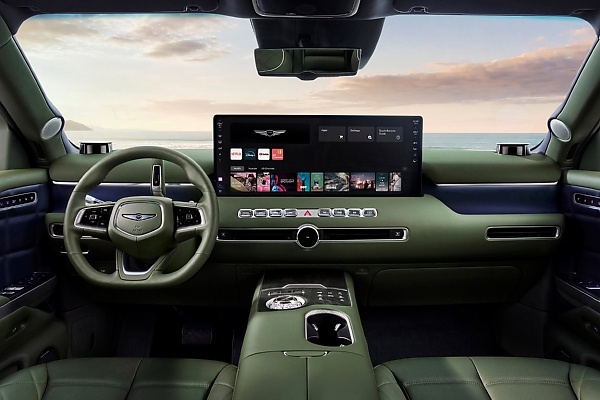 Genesis Unveils GV90 Flagship SUV With Coach Doors, Swiveling Seats, 24-Inch Pop-Up Screen - autojosh