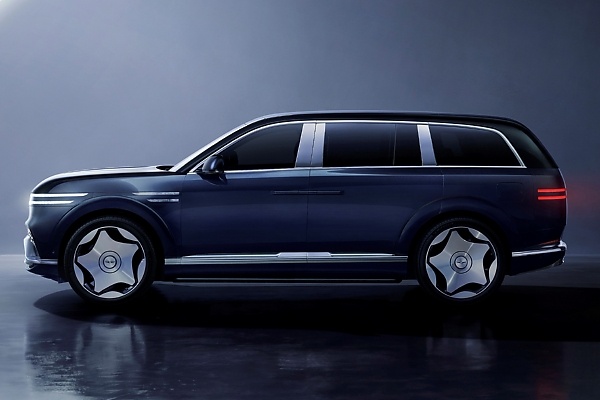 Genesis Unveils GV90 Flagship SUV With Coach Doors, Swiveling Seats, 24-Inch Pop-Up Screen - autojosh