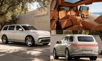 Genesis Unveils GV90 Flagship SUV With Coach Doors, Swiveling Seats, 24-Inch Pop-Up Screen - autojosh