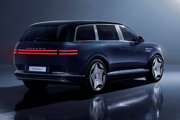 Genesis Unveils GV90 Flagship SUV With Coach Doors, Swiveling Seats, 24-Inch Pop-Up Screen - autojosh