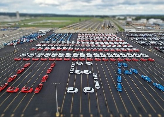 GM Uses 350 Chevy Bolts To Form Giant American Flag, Spell “USA” For America’s 250th Birthday - autojosh