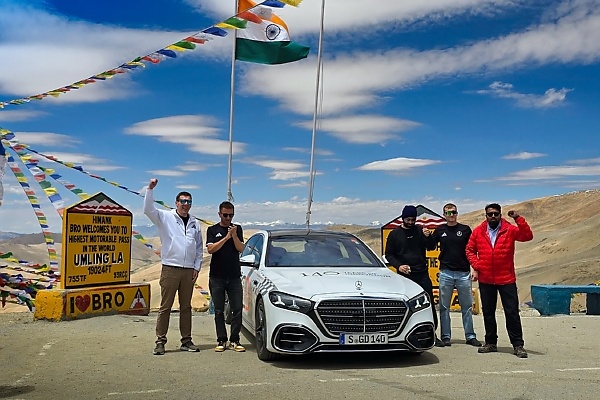 Luxury At 19,024 Feet: New Mercedes-Benz S-Class Reaches The World’s Highest Motorable Road - autojosh