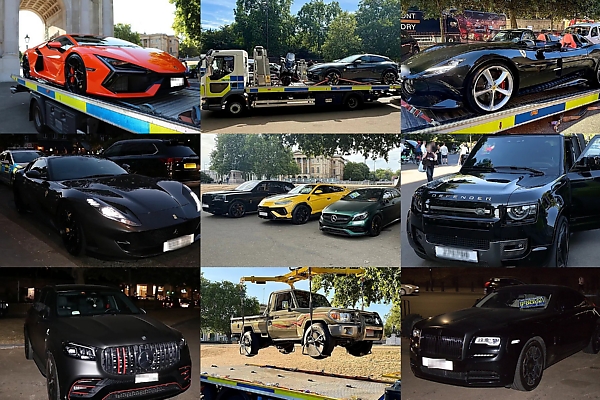 Police Seize 90 Supercars Worth $10.8M In London Crackdown On Illegal Driving And Nuisance - autojosh
