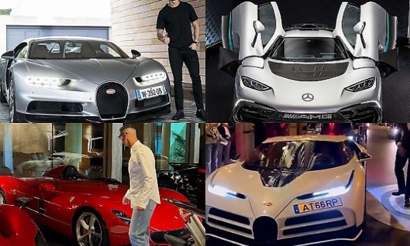 A Closer Look At Cristiano Ronaldo’s 9 Rare Hypercars : Chiron, Centodieci, Speedtail & Monza SP1 - autojosh