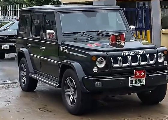 Innoson G80 SUV Steals The Show As Nigerian Army Garrison Commander Visits FCT Police - autojosh