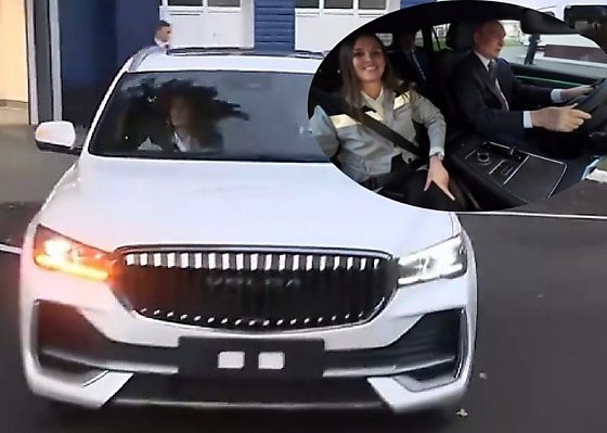 Putin Test-Drives Chinese-Designed Volga K50 Built At Former Volkswagen Plant - autojosh