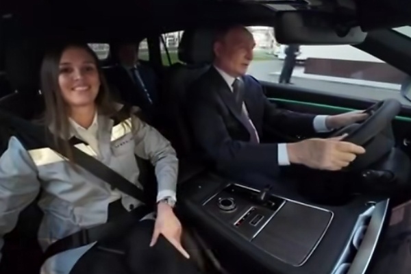 Putin Test-Drives Chinese-Designed Volga K50 Built At Former Volkswagen Plant - autojosh 