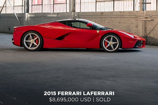RM Sotheby’s Top 10 Best Sellers At Monterey Auction: From $40M Ferrari Luce To $34.6M McLaren F1 GTR - autojosh