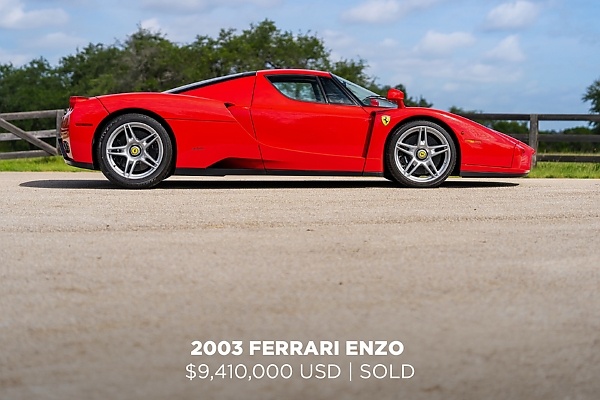 RM Sotheby’s Top 10 Best Sellers At Monterey Auction: From $40M Ferrari Luce To $34.6M McLaren F1 GTR - autojosh