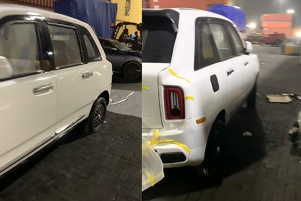 Head-Turning Rolls-Royce Cullinan Replica Arrives at Ghana Port Without the ₦1 Billion Price Tag - autojosh