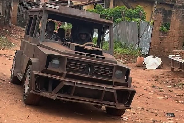 Talented Ahmad: Meet 18-Year-Old Nigerian Creator Who Built Drivable G-Class SUV From Scratch - autojosh 