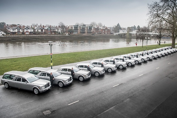 40? This UK Funeral Home Has the Largest Rolls-Royce Collection, $2.7m in Custom Number Plates - autojosh